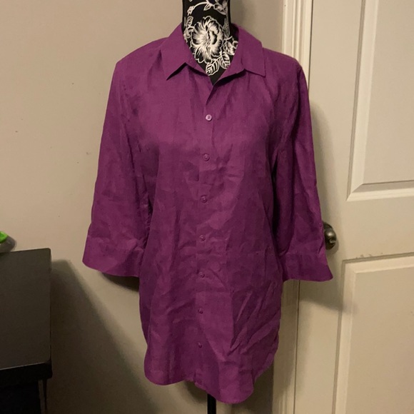 Chico’s Button Down Top - Picture 1 of 4